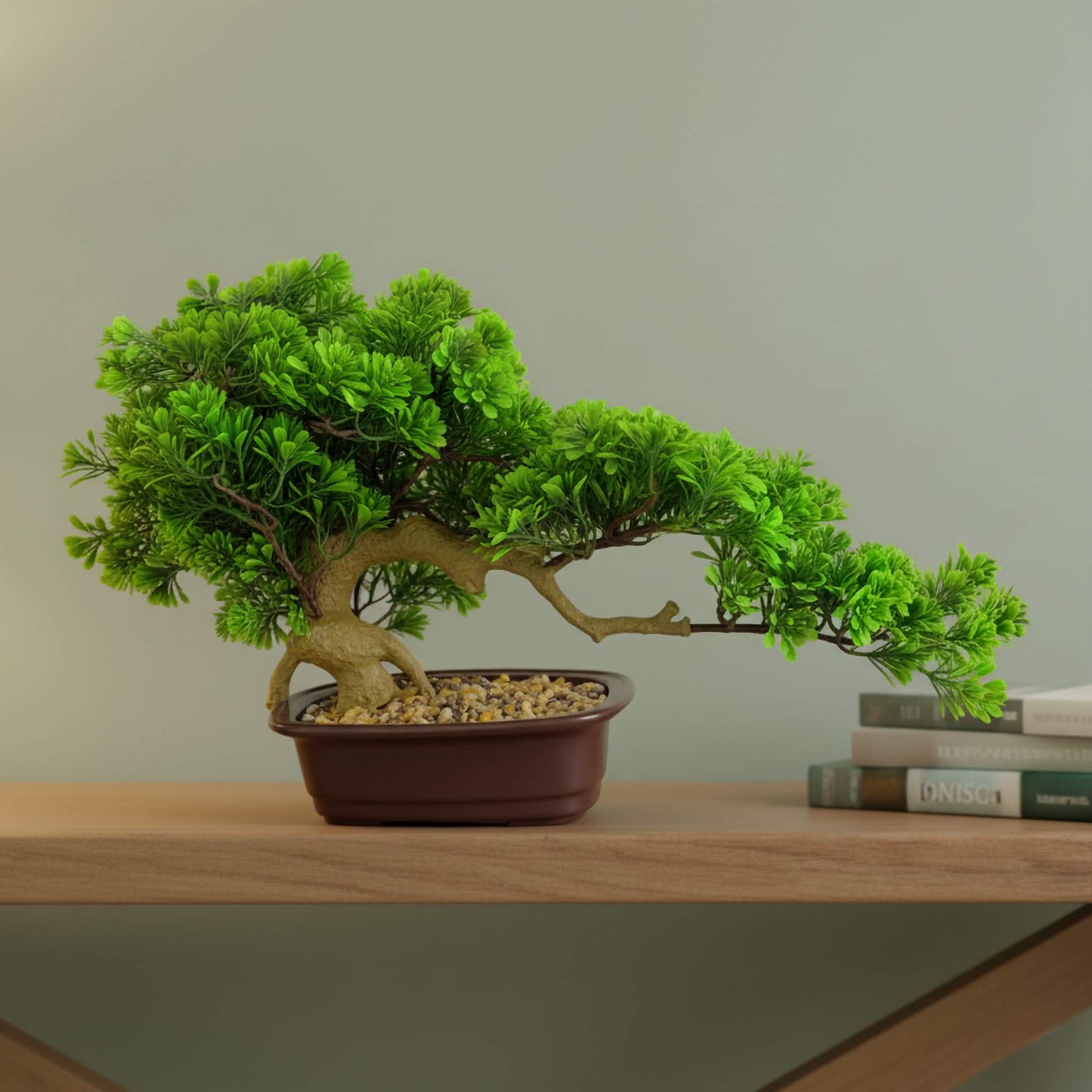 The Tranquil Bonsai – Nature’s Art, Sculpted in Stillness | Premium Decorative Bonsai Accent for Shelves, Tables, Offices & Serene Modern Home Decor