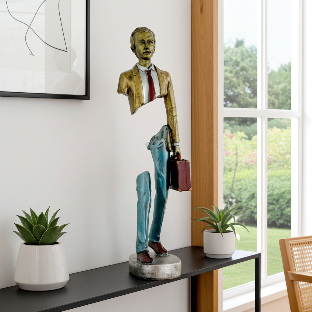 The Visionary – Art That Moves with Ambition | Modern Luxury Wall Art Print for Living Room, Office, Studio & Contemporary Home Decor