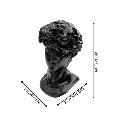 The Modern David: Classic art, reimagined in black.