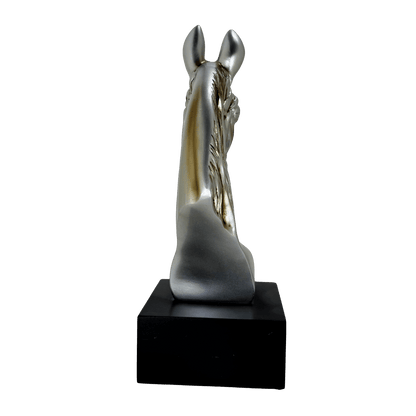 Silver Winged Angel Statue – Sitting Angel Figurine Tabletop Décor