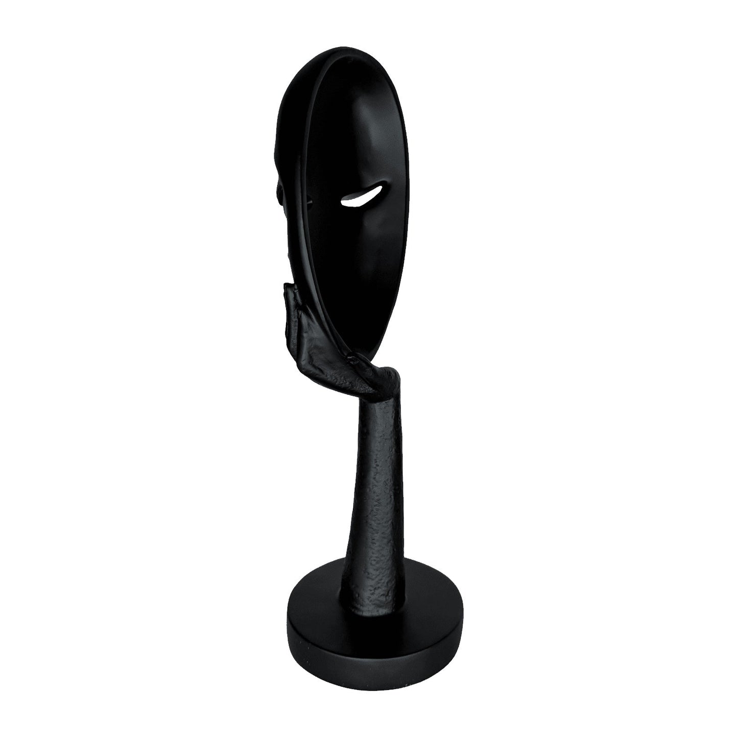 Silent Muse Sculpture – Modern Black Statement Decor
