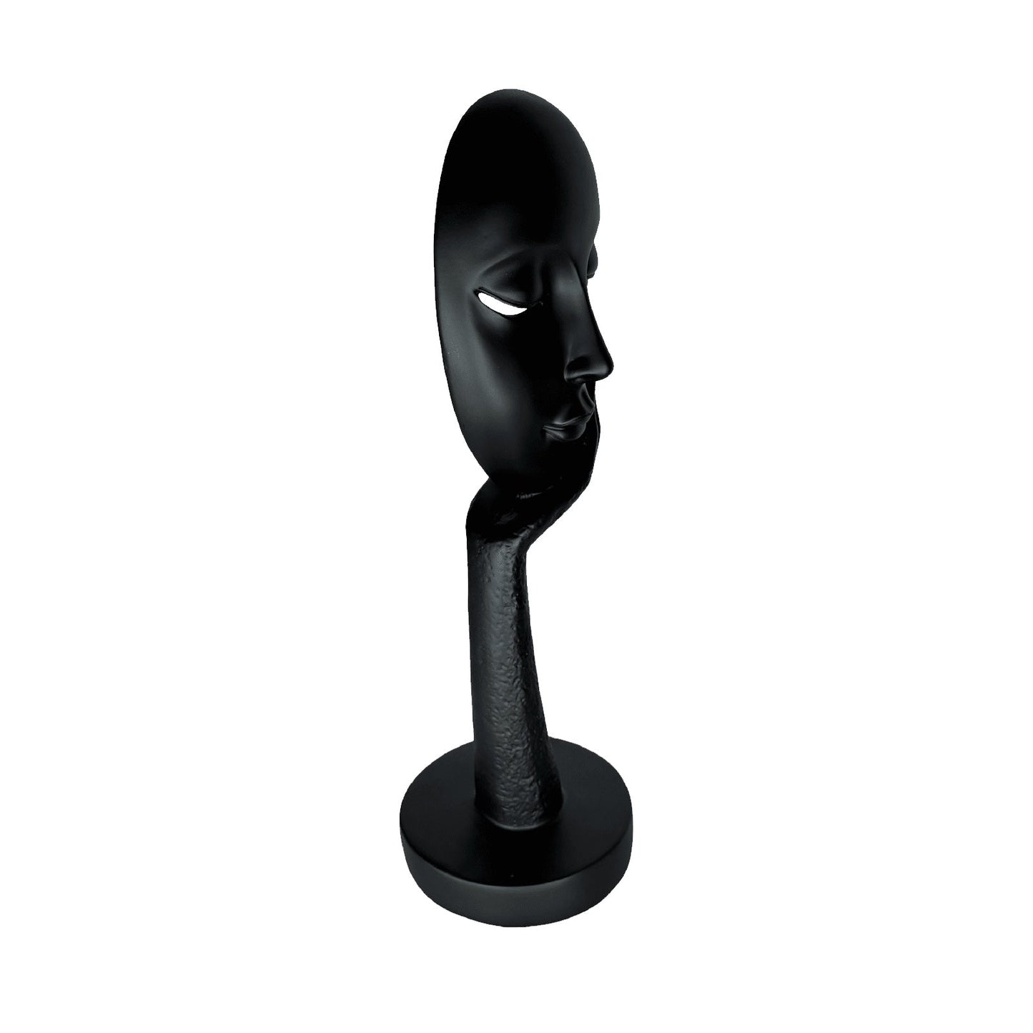 Silent Muse Sculpture – Modern Black Statement Decor
