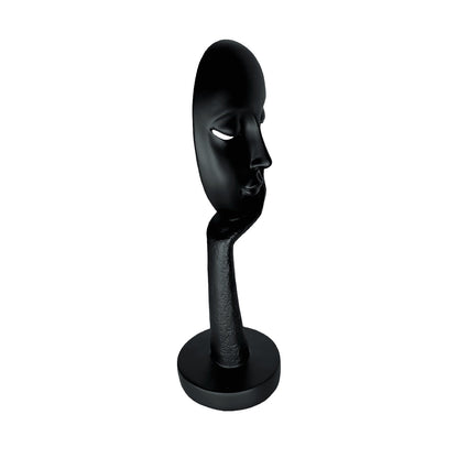 Silent Muse Sculpture – Modern Black Statement Decor