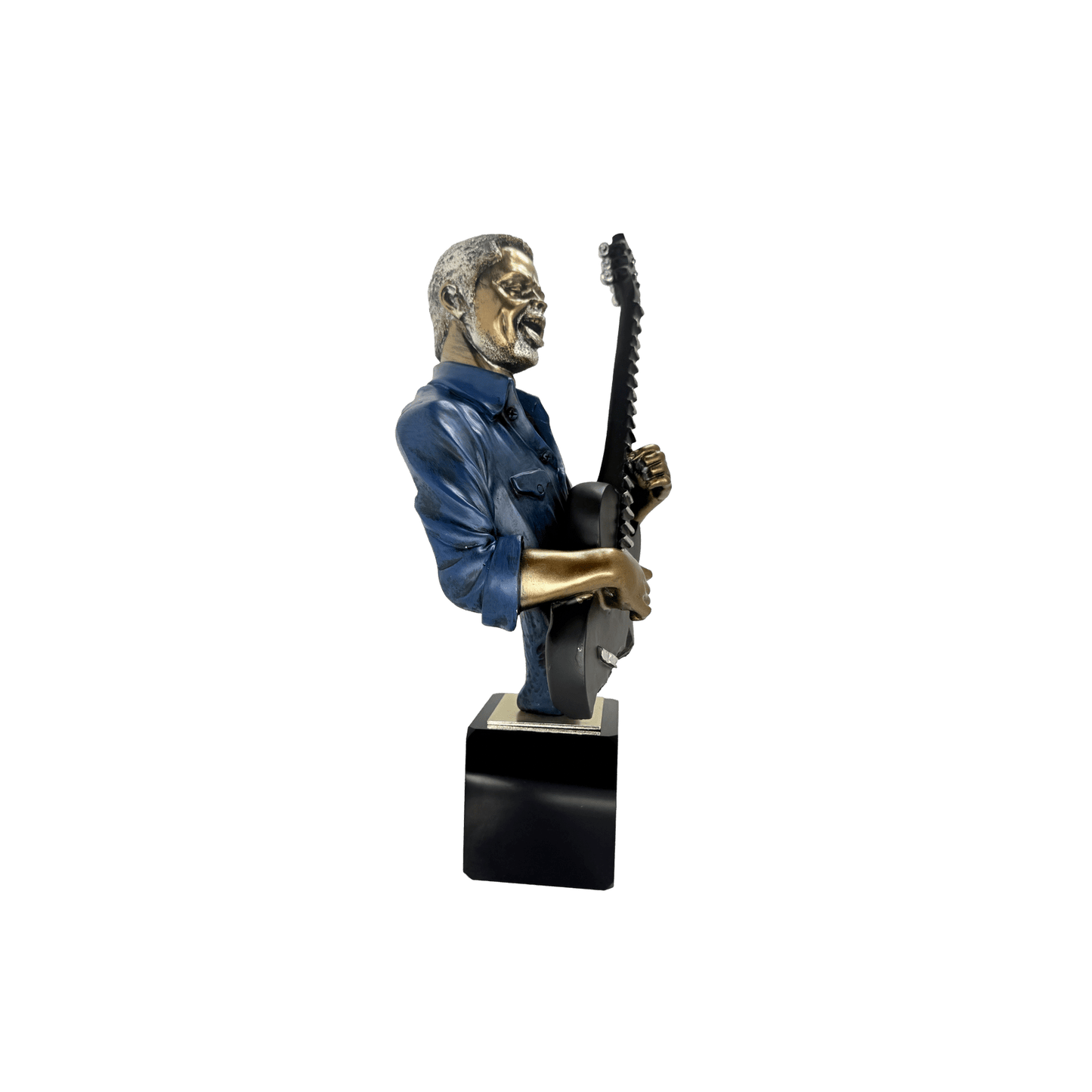 Musician Guitarist Tabletop Bust Statue