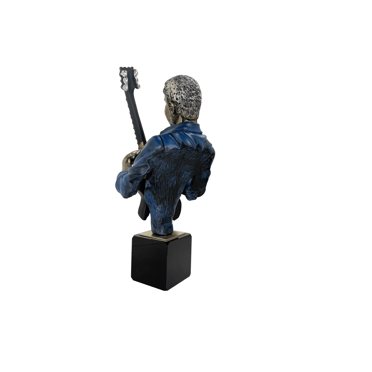 Musician Guitarist Tabletop Bust Statue