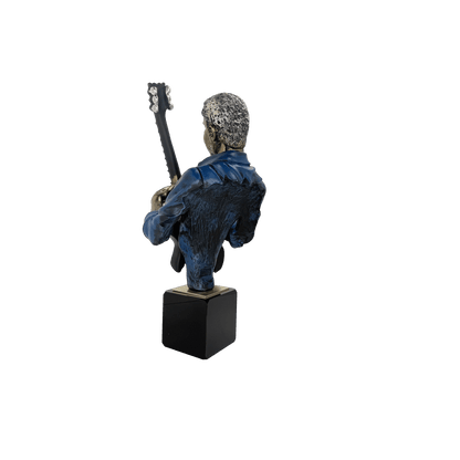 Musician Guitarist Tabletop Bust Statue