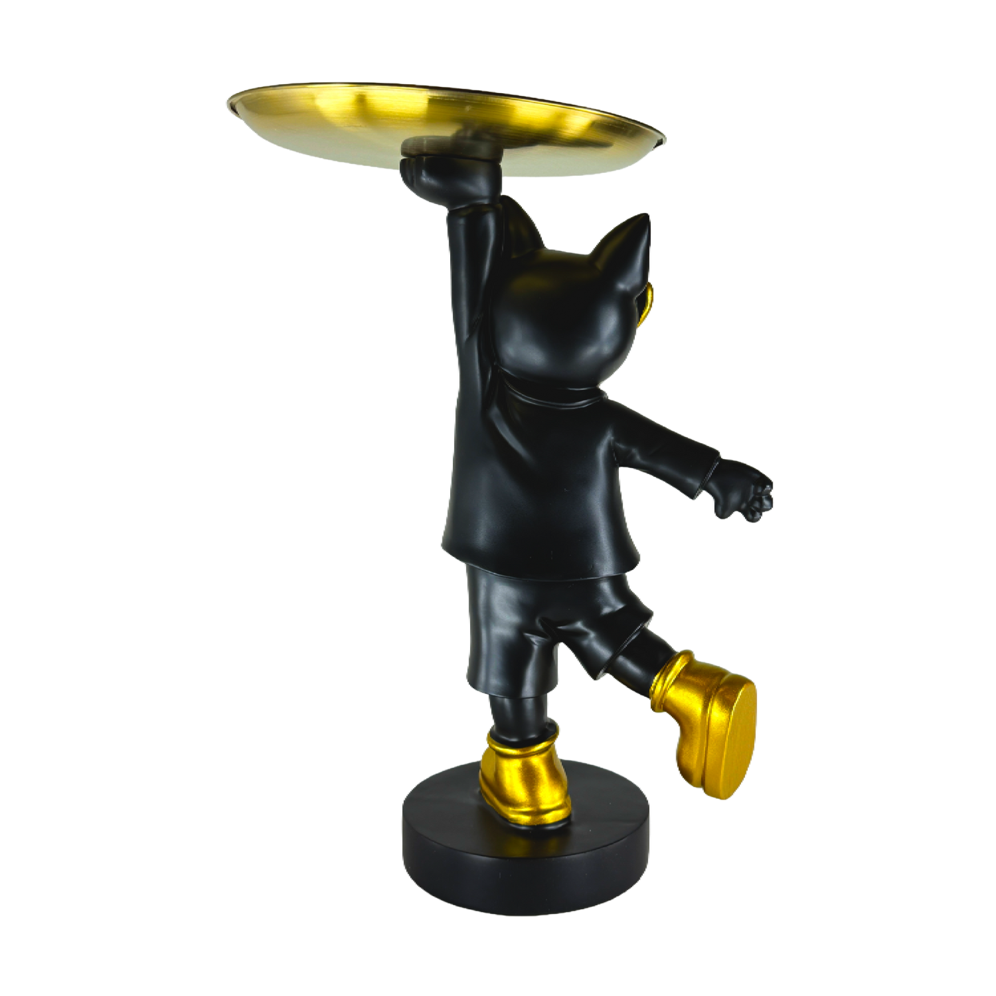 The Dapper Pup: Playful spirit, golden style.