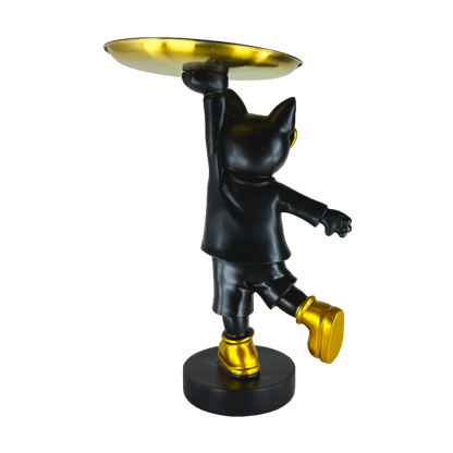 The Dapper Pup: Playful spirit, golden style.