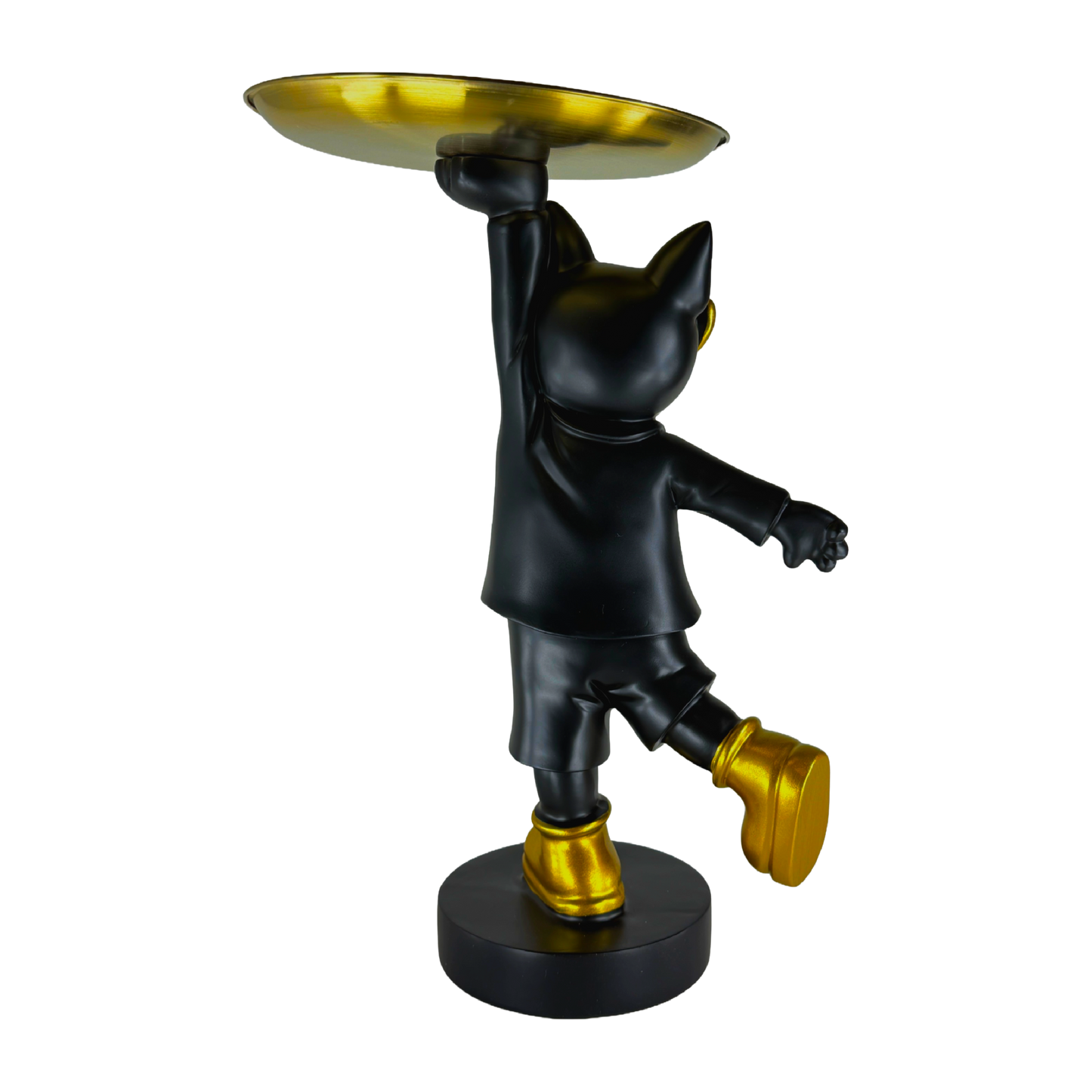 The Dapper Pup: Playful spirit, golden style.