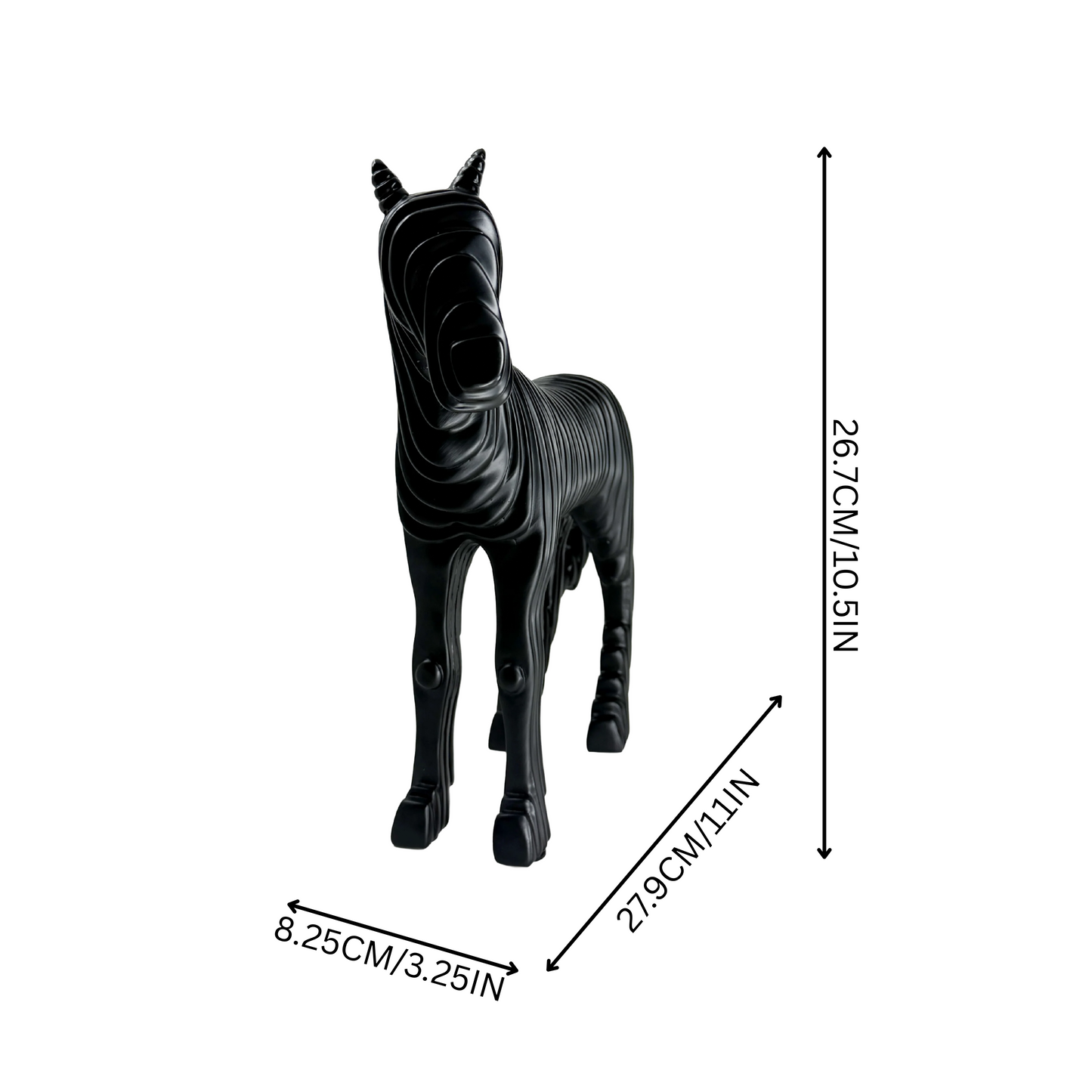 The Abstract Stallion: Strength sculpted in motion.