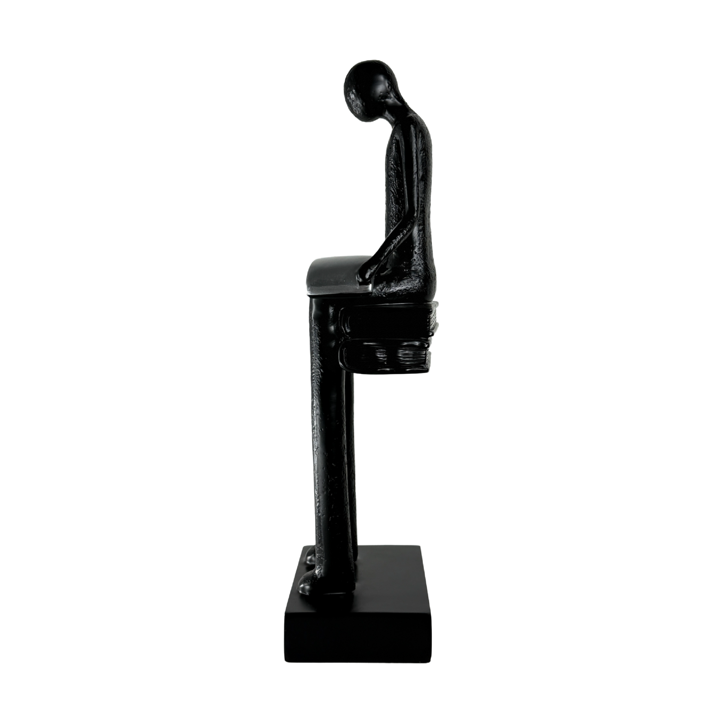 The Silent Reader: Lost in thought, found in pages.