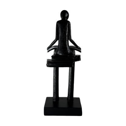 The Silent Reader: Lost in thought, found in pages.