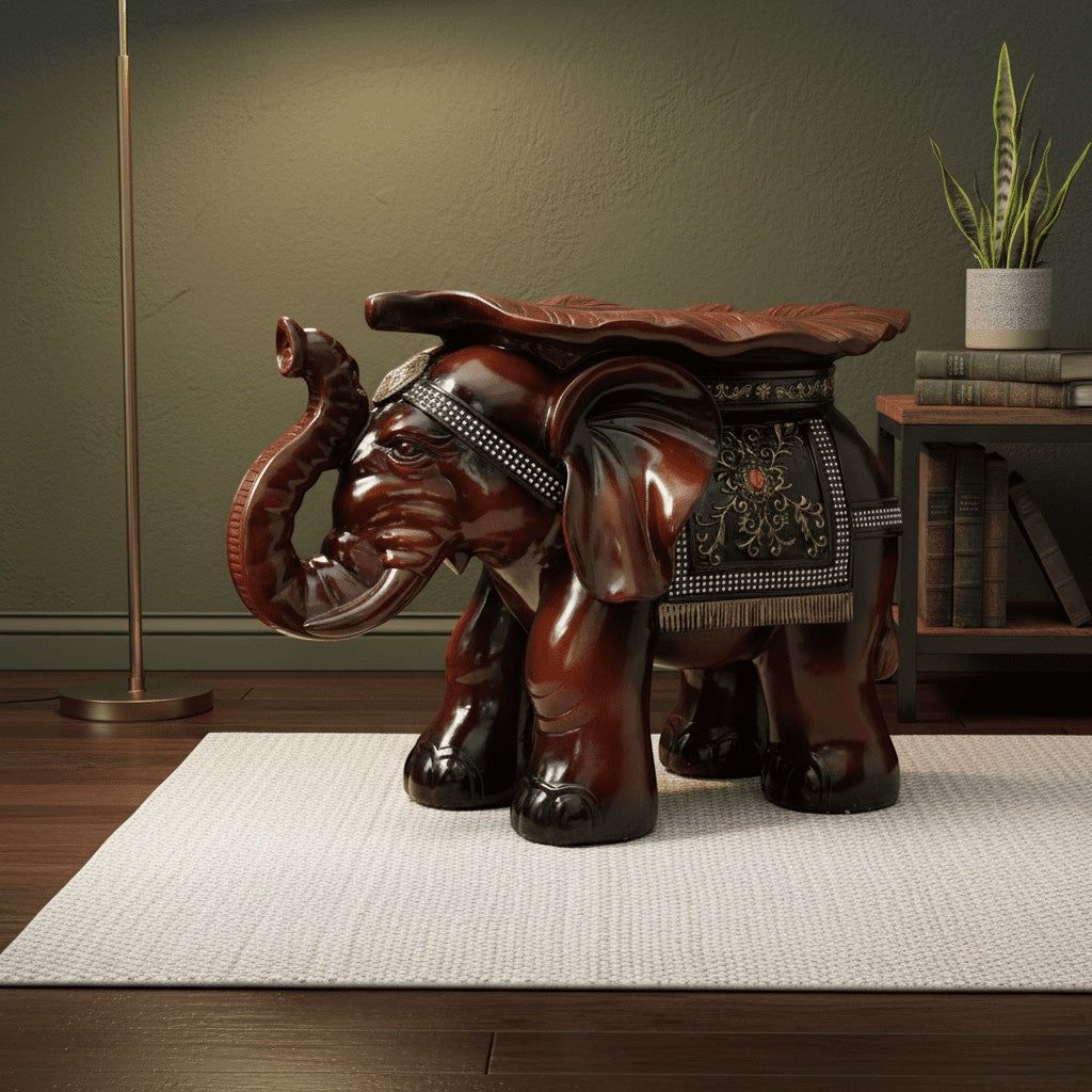 The Regal Elephant – Graceful Strength, Quiet Wisdom | Premium Decorative Sculpture for Refined Home & Office Spaces