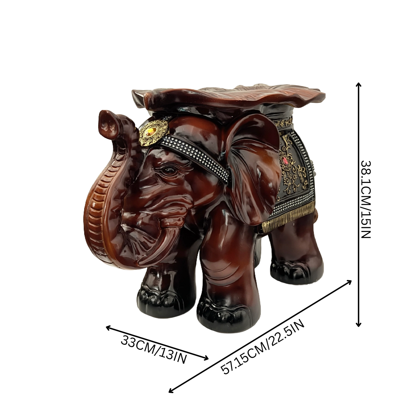 The Regal Elephant: Strength. Wisdom. Royal grace.
