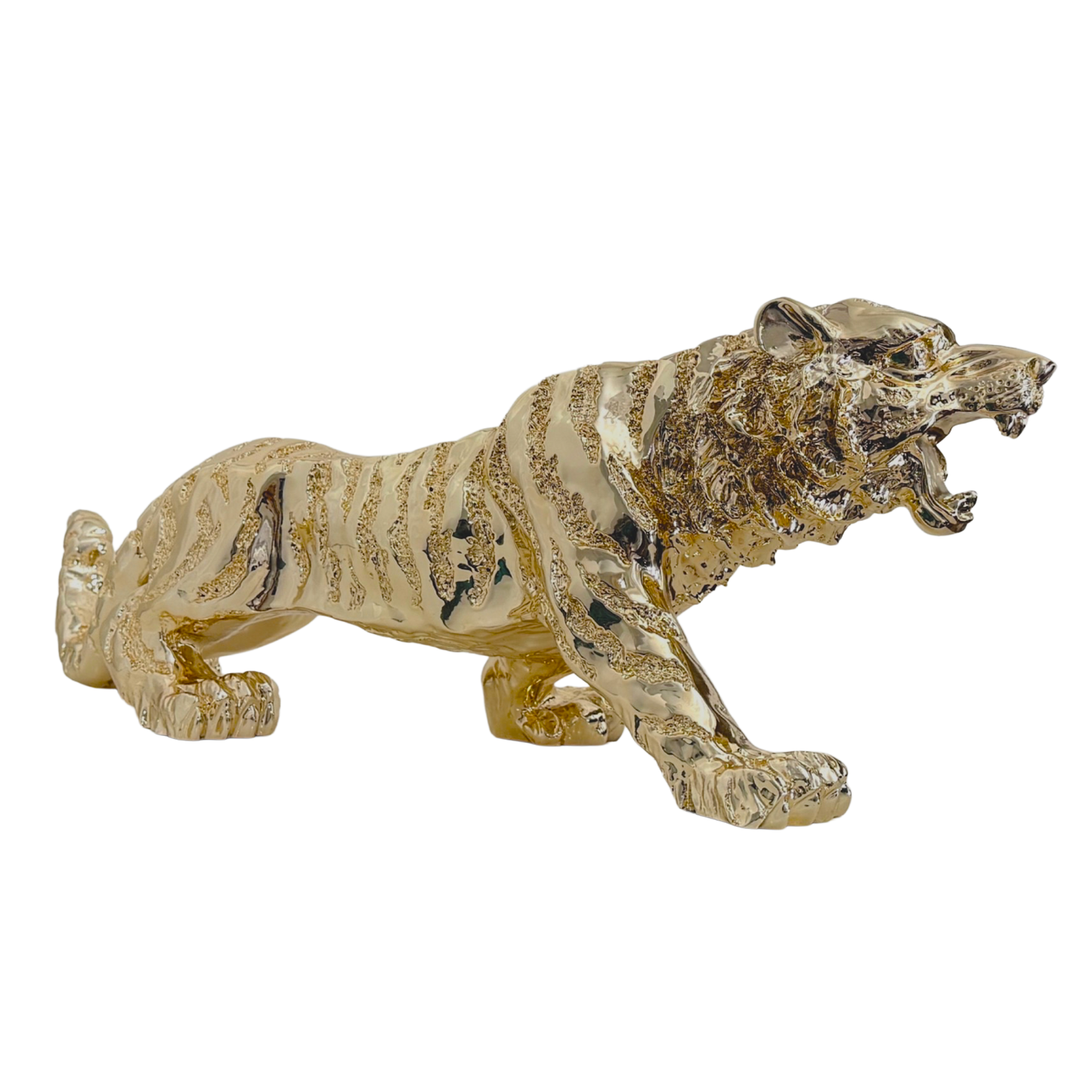 The Golden Majesty – Power Refined in Gold | Luxury Contemporary Wall Art Print for Living Room, Office, Gallery & High-End Home Decor