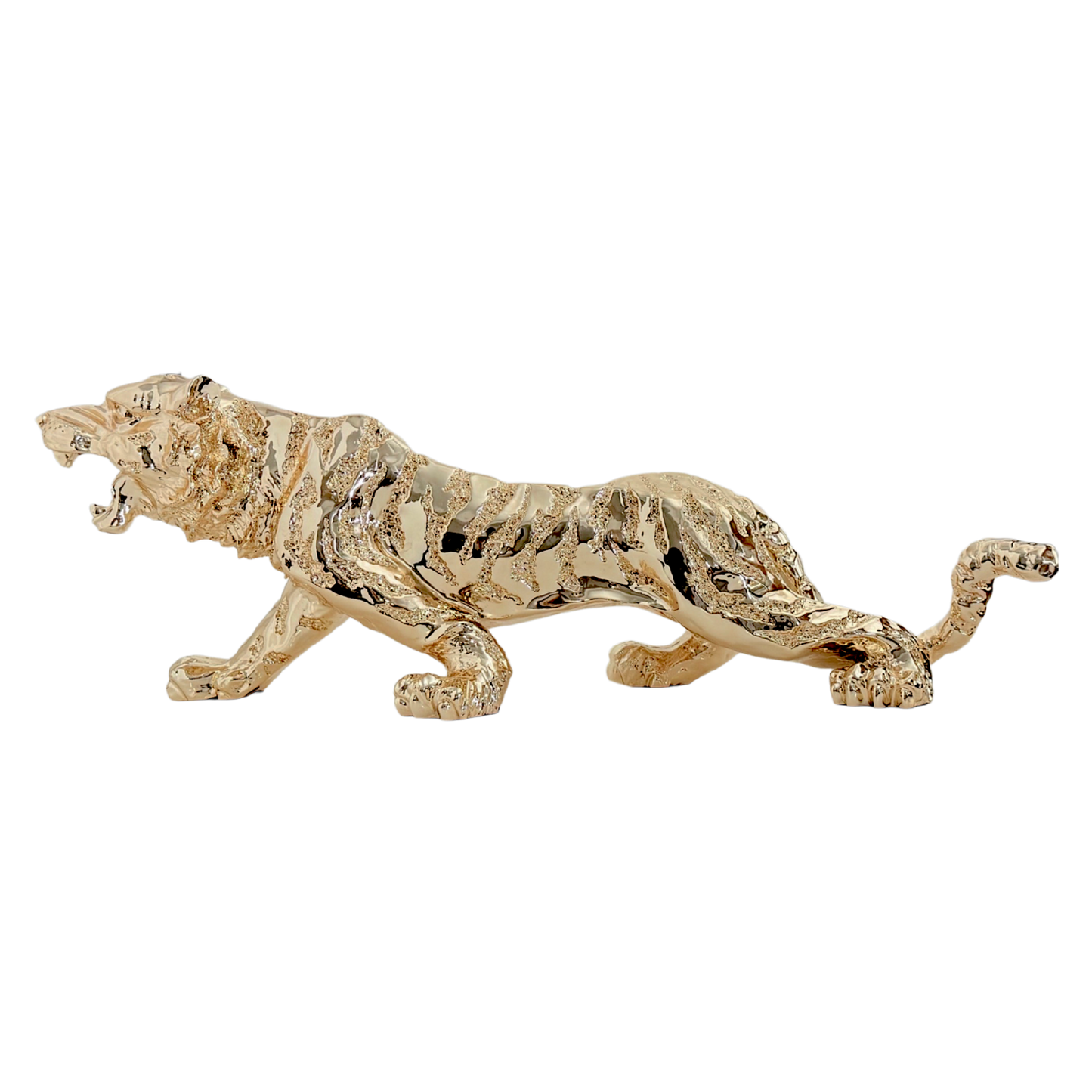 The Golden Majesty – Power Refined in Gold | Luxury Contemporary Wall Art Print for Living Room, Office, Gallery & High-End Home Decor