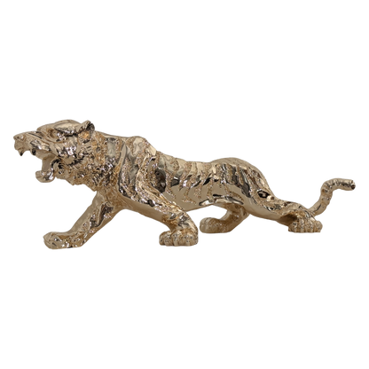 The Golden Majesty – Power Refined in Gold | Luxury Contemporary Wall Art Print for Living Room, Office, Gallery & High-End Home Decor