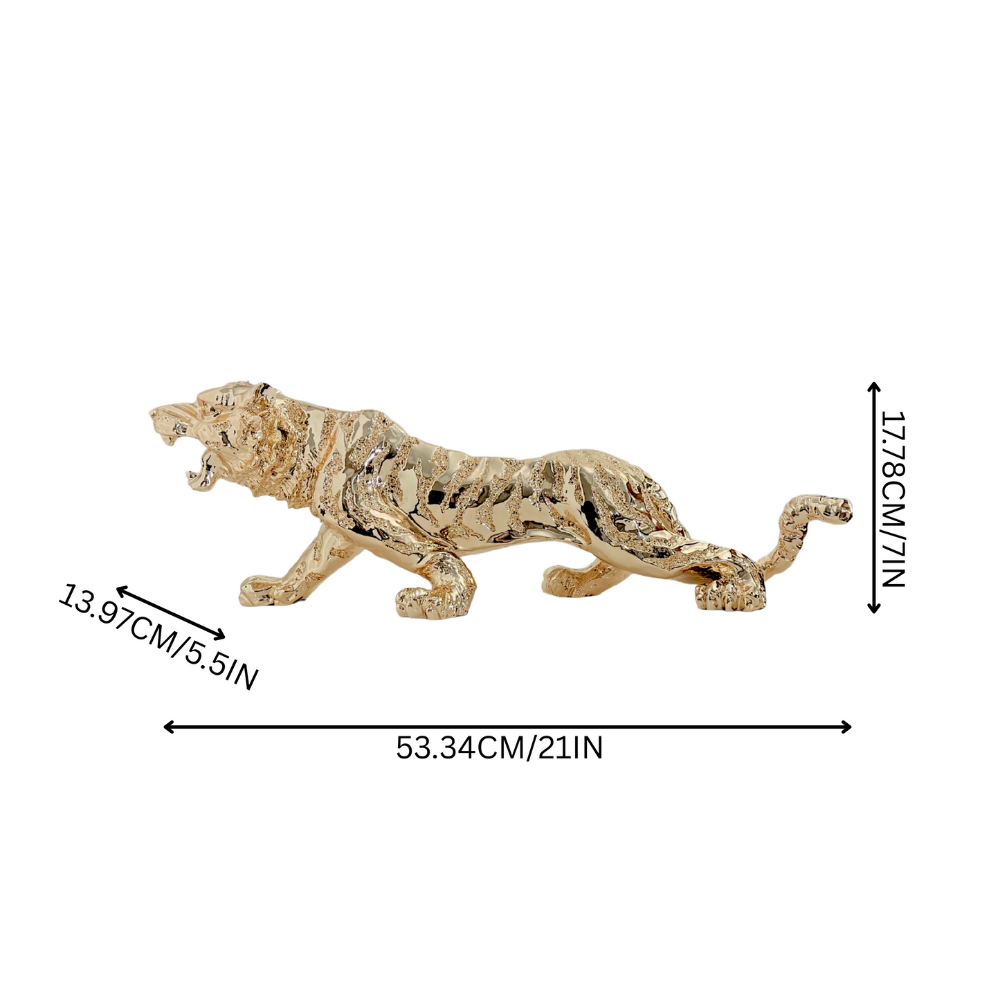 The Golden Majesty – Power Refined in Gold | Luxury Contemporary Wall Art Print for Living Room, Office, Gallery & High-End Home Decor