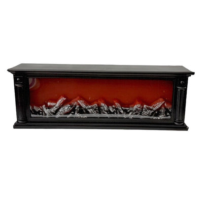 Decorative Electric LED Fireplace Mantel Sculpture – Realistic Ambient Hearth Glow for Modern Interiors