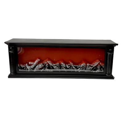 Decorative Electric LED Fireplace Mantel Sculpture – Realistic Ambient Hearth Glow for Modern Interiors