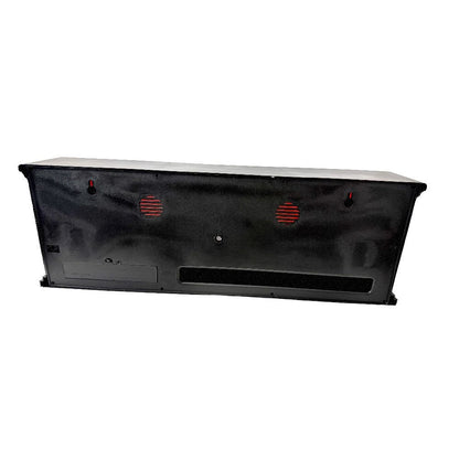 Decorative Electric LED Fireplace Mantel Sculpture – Realistic Ambient Hearth Glow for Modern Interiors