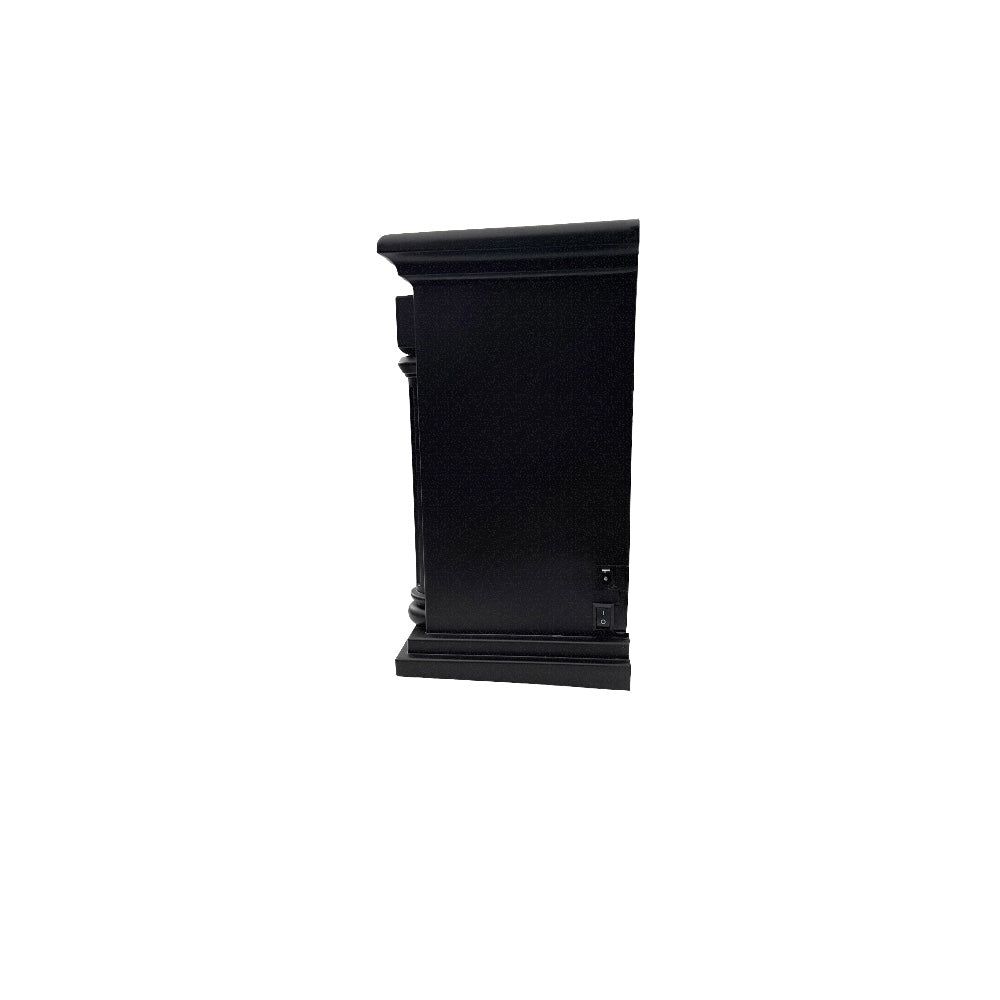 Decorative Electric LED Fireplace Mantel Sculpture – Realistic Ambient Hearth Glow for Modern Interiors