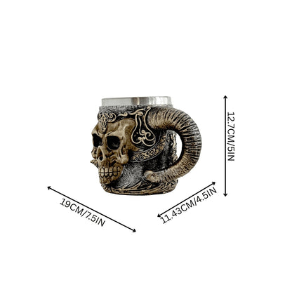 The Skull Chalice – A Dark Icon of Strength and Mystery | Premium Decorative Art Object for Collectors & Statement Spaces