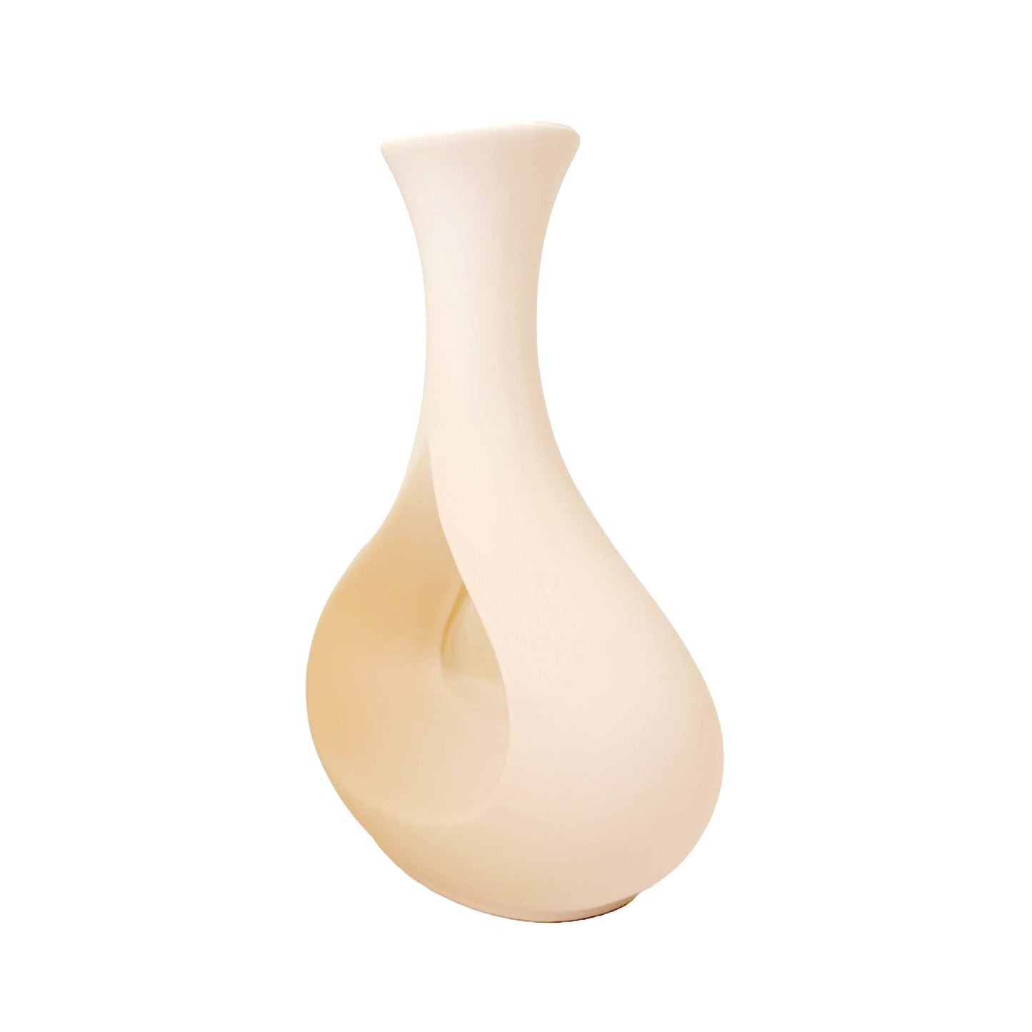 Minimalist Teardrop Ceramic Vase – Contemporary Matte Navy Decor