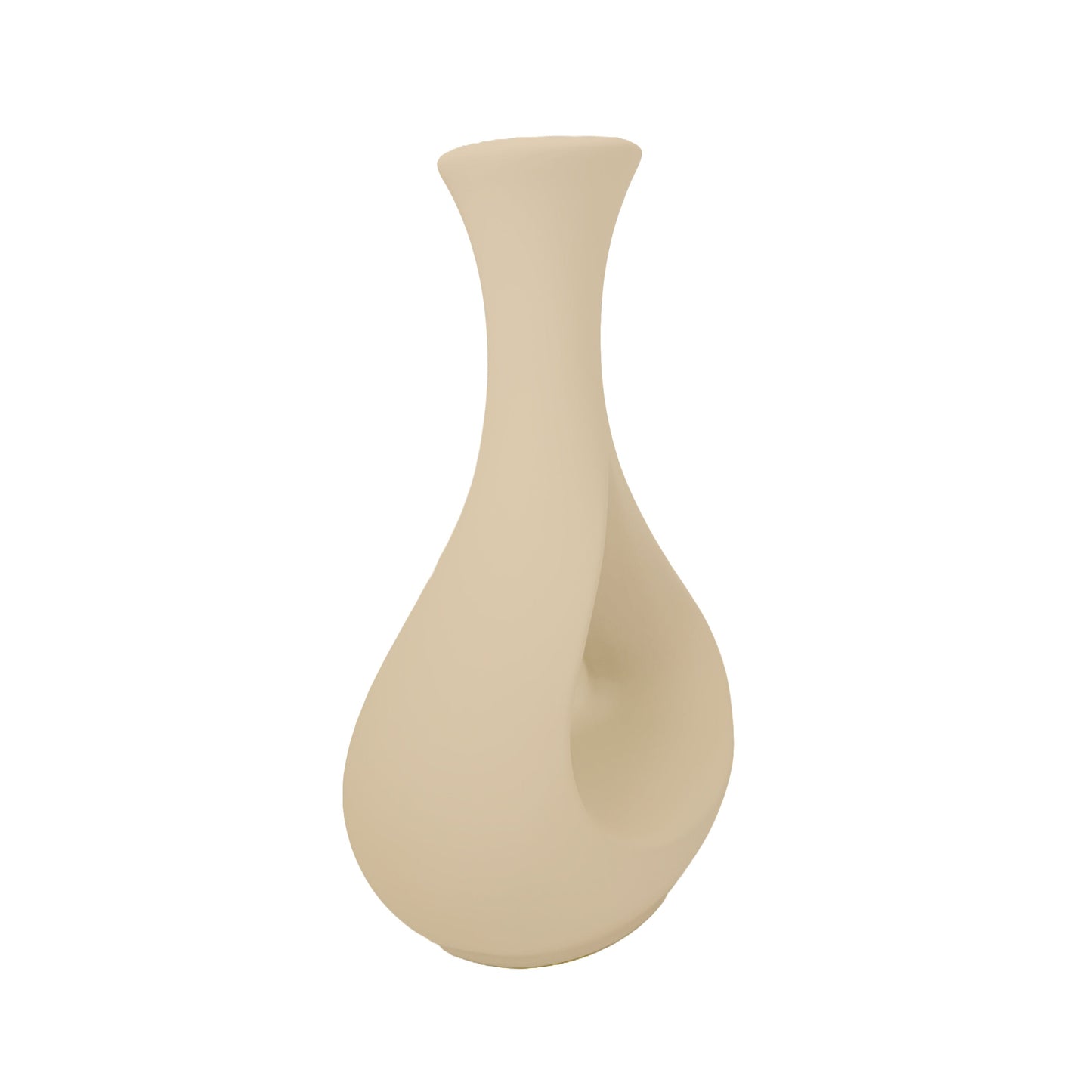 Minimalist Teardrop Ceramic Vase – Contemporary Matte Navy Decor