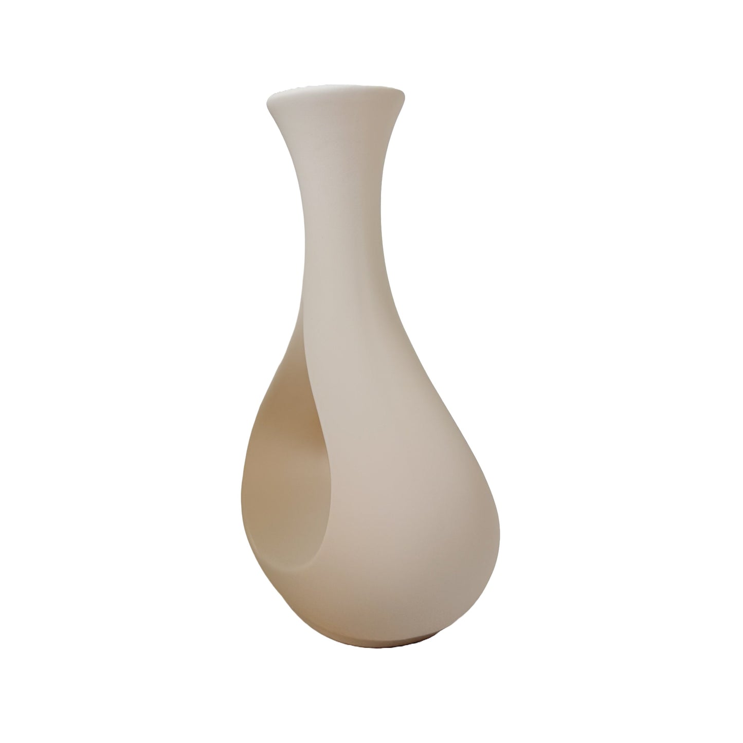Minimalist Teardrop Ceramic Vase – Contemporary Matte Navy Decor