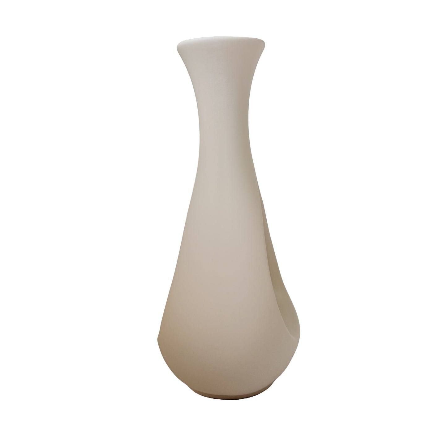 Minimalist Teardrop Ceramic Vase – Contemporary Matte Navy Decor