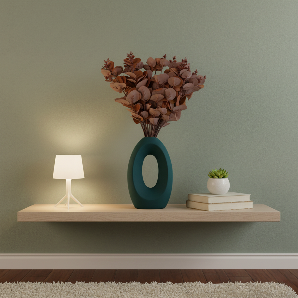 The Halo Vase – Soft Curves with Bold Presence | Modern Sculptural Decorative Vase for Contemporary Home Styling, Centerpieces, Shelves & Luxury Interior Decor