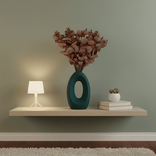 The Halo Vase – Soft Curves with Bold Presence | Modern Sculptural Decorative Vase for Contemporary Home Styling, Centerpieces, Shelves & Luxury Interior Decor