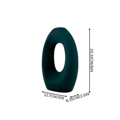 The Halo Vase – Soft Curves with Bold Presence | Modern Sculptural Decorative Vase for Contemporary Home Styling, Centerpieces, Shelves & Luxury Interior Decor