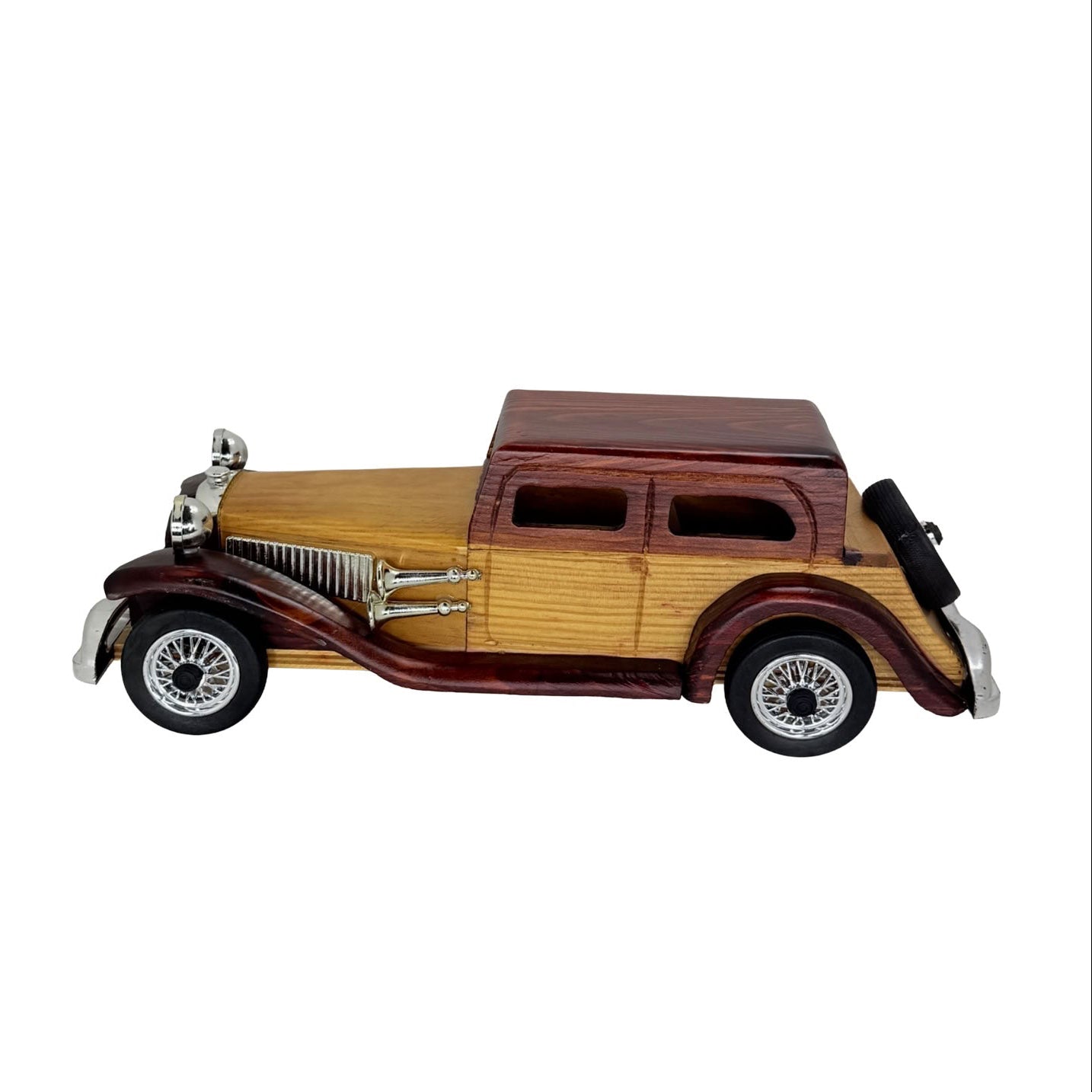 Vintage Automotive Elegance: The Handcrafted Timber Roadster
