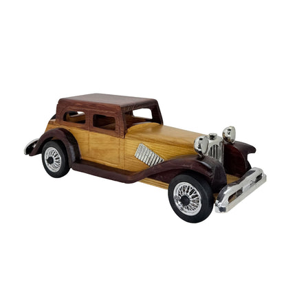 Vintage Automotive Elegance: The Handcrafted Timber Roadster