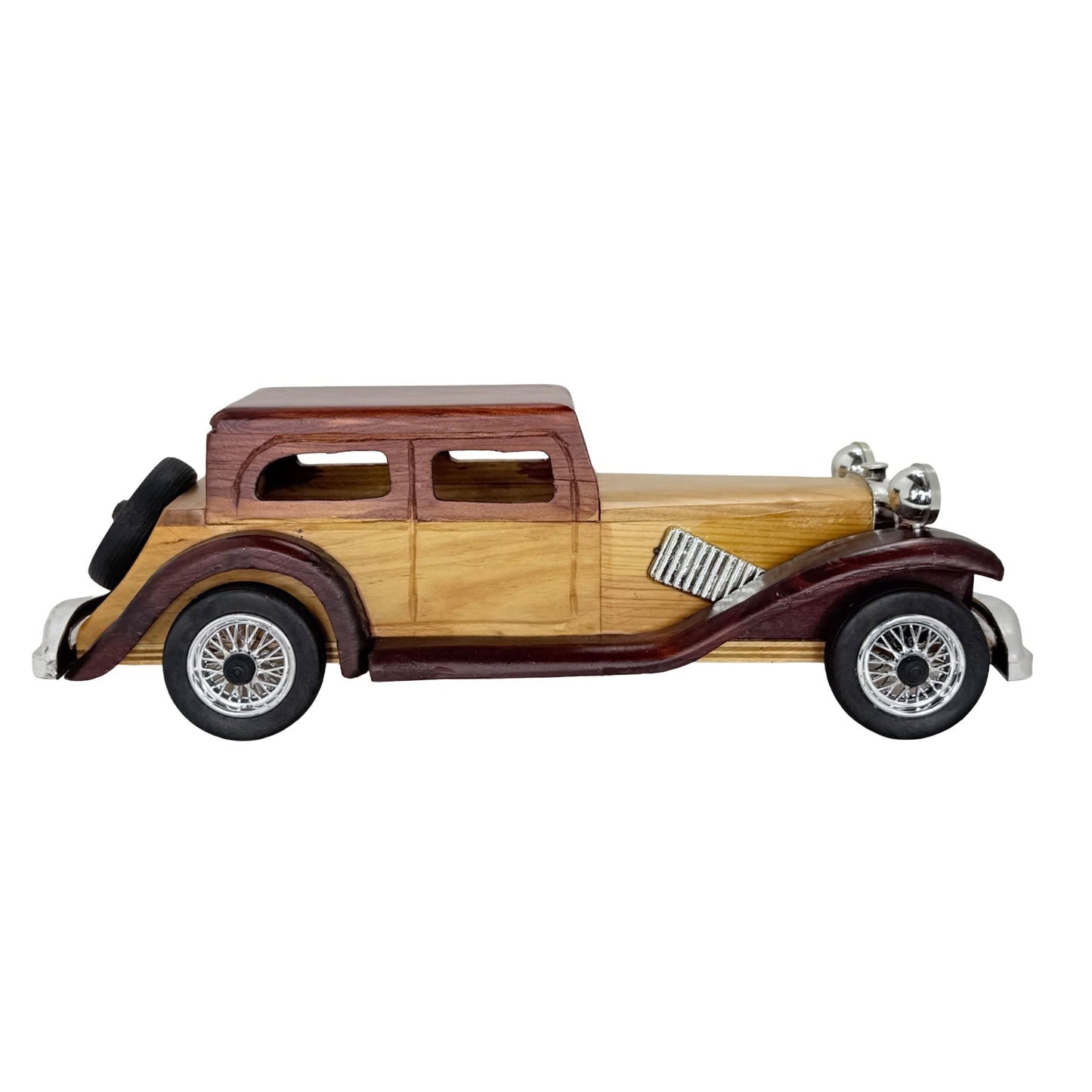 Vintage Automotive Elegance: The Handcrafted Timber Roadster