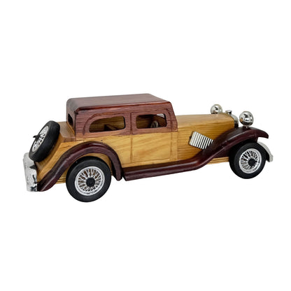 Vintage Automotive Elegance: The Handcrafted Timber Roadster