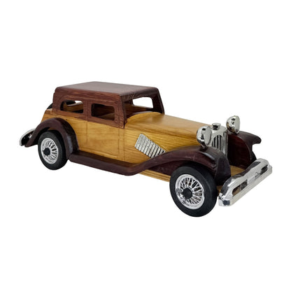 Vintage Automotive Elegance: The Handcrafted Timber Roadster