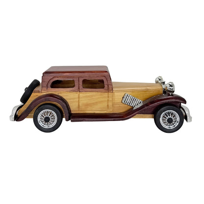 Vintage Automotive Elegance: The Handcrafted Timber Roadster