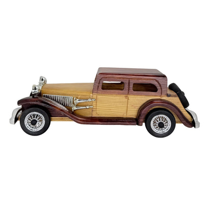 Vintage Automotive Elegance: The Handcrafted Timber Roadster