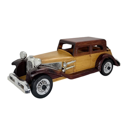Vintage Automotive Elegance: The Handcrafted Timber Roadster