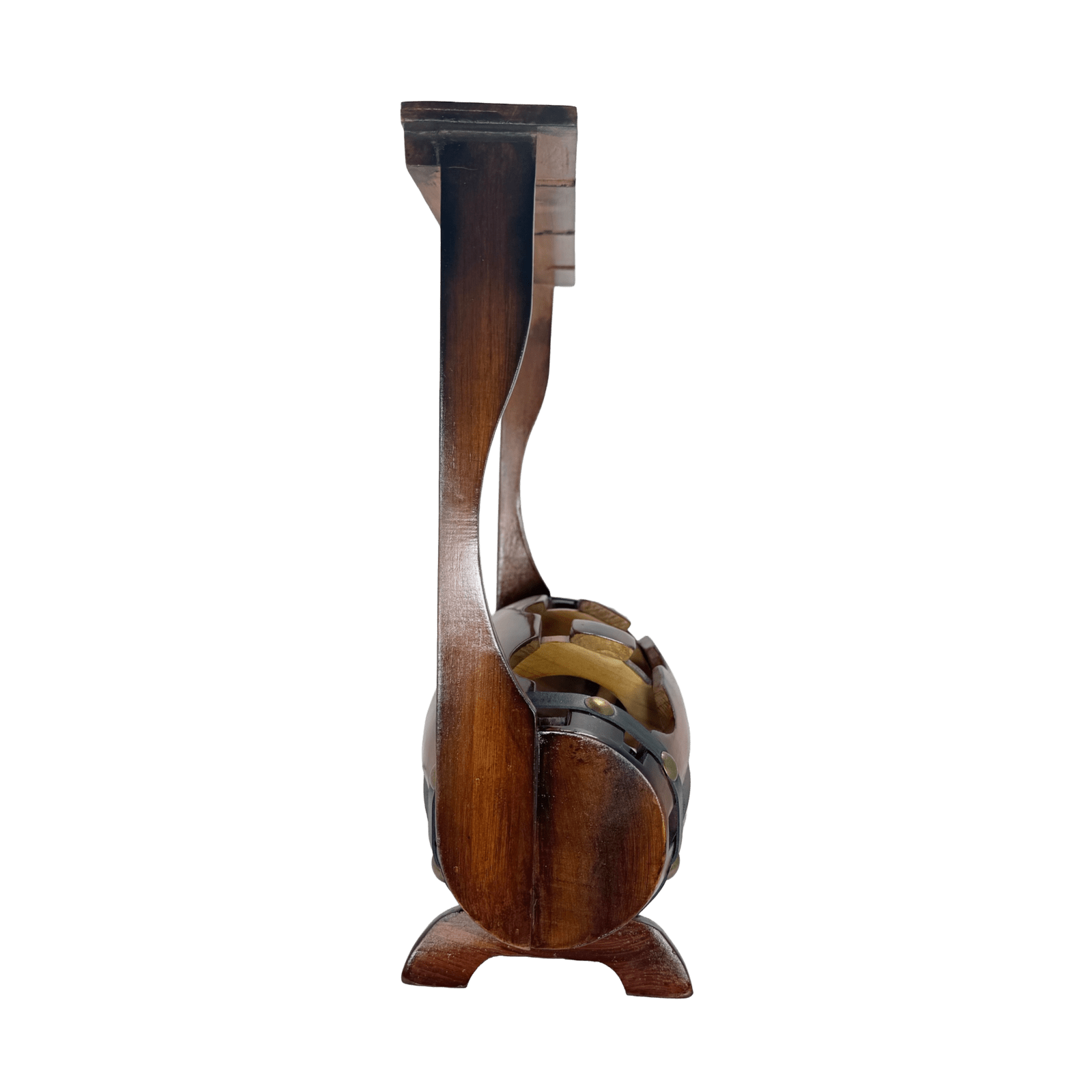 Wooden wine rack
