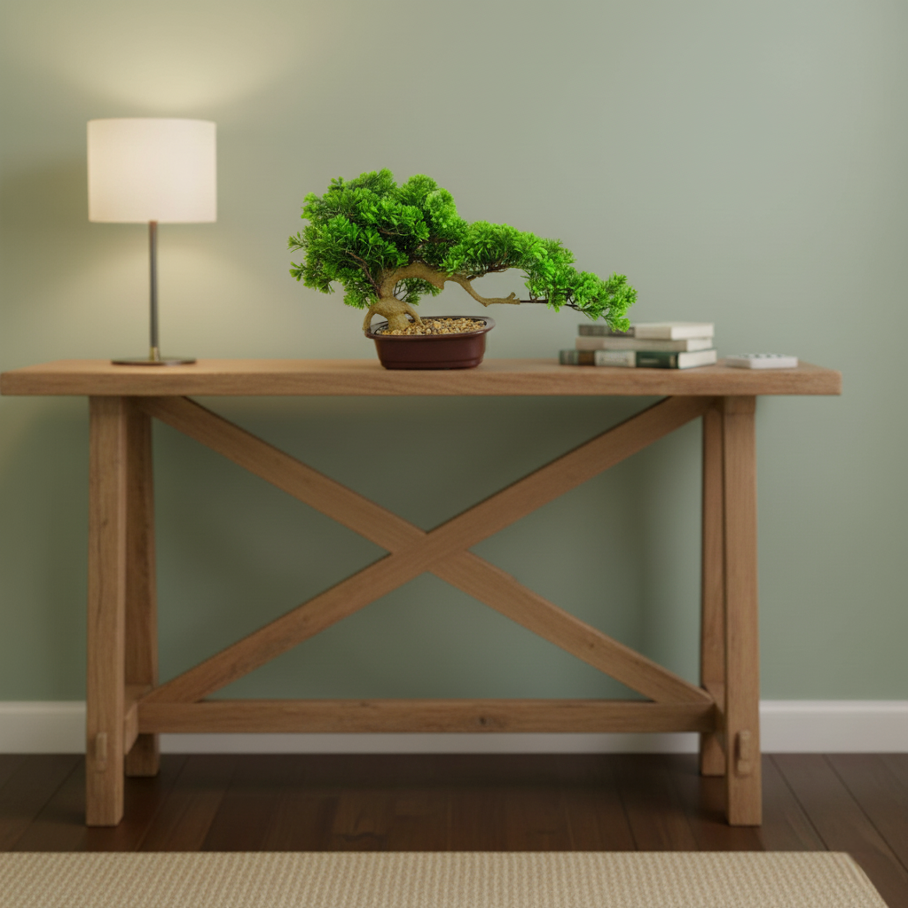 The Tranquil Bonsai: Nature’s art, sculpted in stillness.